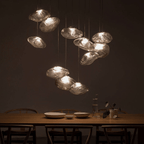 Bubble Glass Pendant Light – Minimalist Sculptural Hanging Lamp | Modern Statement Interior Lighting