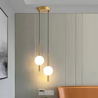 Afzal Pendant Light – Modern Glass Globe Hanging Lamp | Scandinavian Interior Lighting