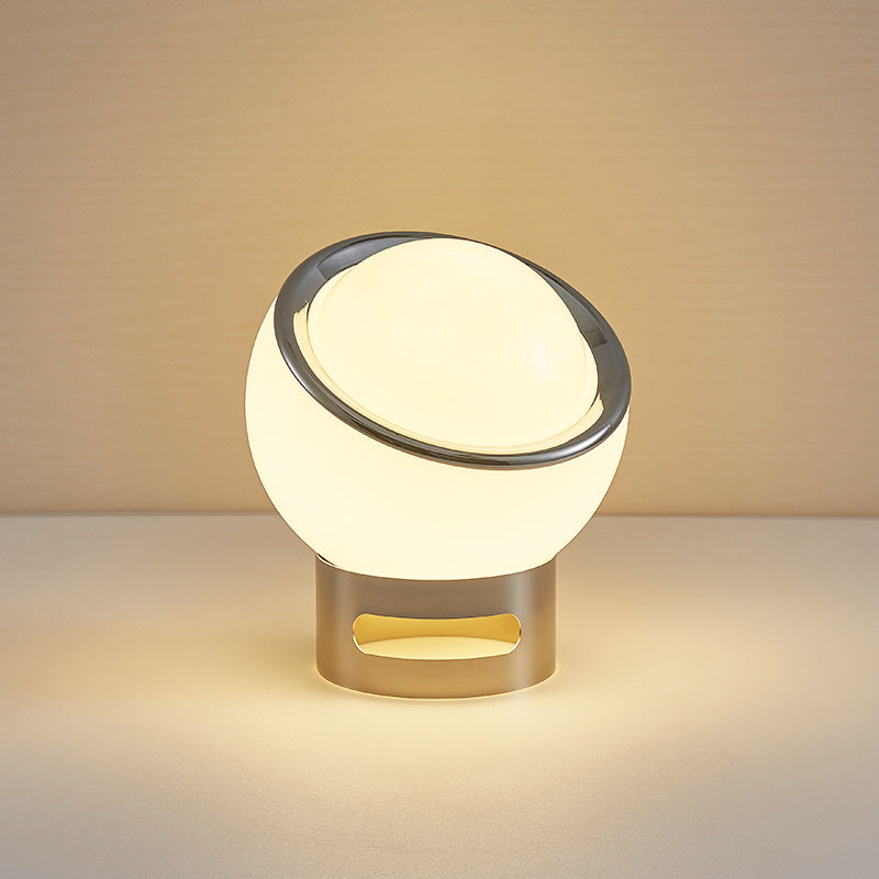 Atelier Opal Table Lamp – Bauhaus Glass Table Light | Minimalist Designer Lighting for Modern Interiors