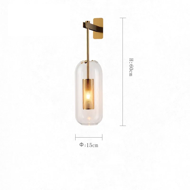 Nordic Textured LED Wall Light – Postmodern Luxury Wall Sconce | Elegant Ambient Interior Lighting
