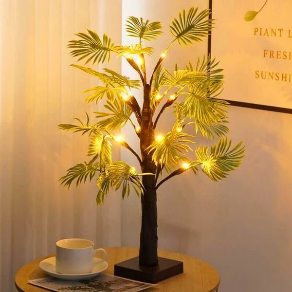 WinterPalm LED Decorative Light – Festive Palm Tree Lamp | Warm Ambient Holiday Lighting