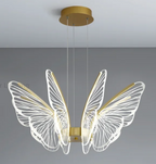 Butterfly Glow LED Pendant Light – Dimmable Designer Ceiling Light | Remote-Controlled Ambient Lighting | Contemporary Luxury Interior Feature