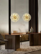 Celestique Crystal Chandelier – Luxury LED Pendant Light | Modern Statement Ceiling Lighting for Elegant Interiors