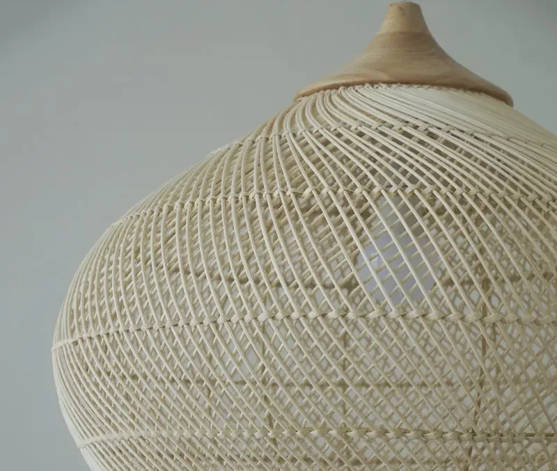 BaliWeave Pendant Light – Handwoven Rattan Ceiling Lamp | Southeast Asian Natural Lighting