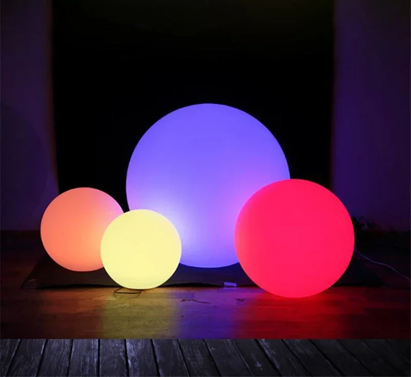 Chromora LED Light Sphere – Rechargeable RGB Garden Lamp | Waterproof Decorative Lighting for Indoor & Outdoor Spaces