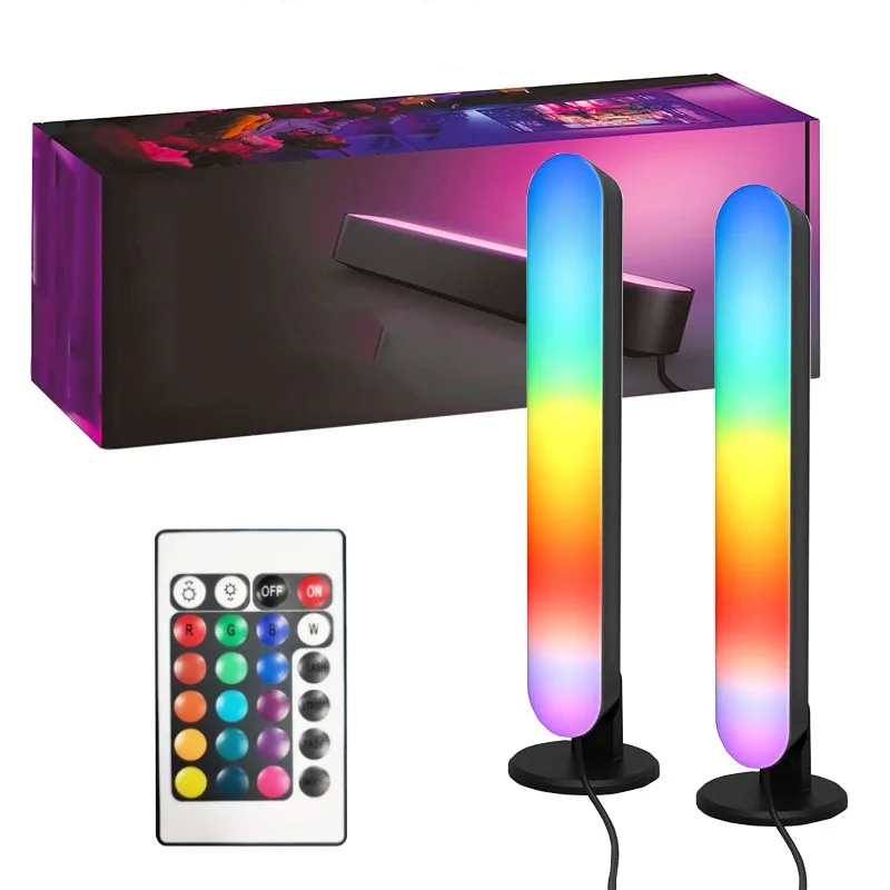 GlowBeat LED Music Rhythm Lamp – Sound Reactive Ambient Table Lamp with Remote Control