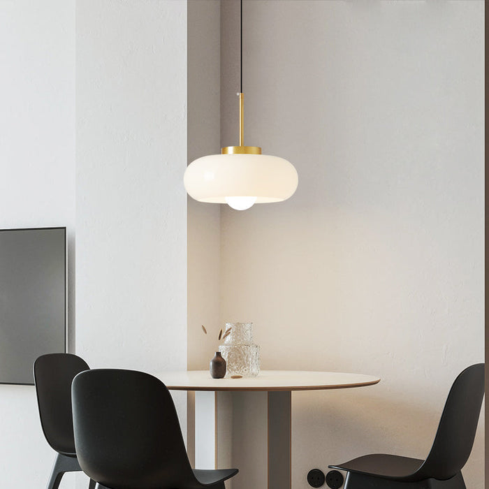 Copper & Glass Chandelier – Vintage Modern Ceiling Light | Elegant Ambient Interior Lighting
