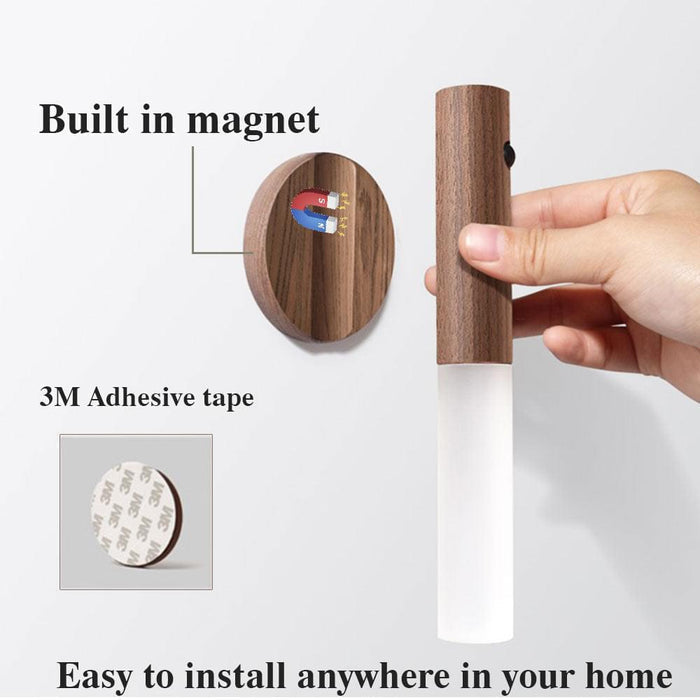 LumiSense Motion Sensor Night Light – Rechargeable LED Wall Light | Magnetic Wireless Lighting | Smart Home Illumination