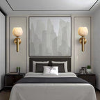 Rosé Marble Wall Light – Luxury Floral Sconce | Elegant Romantic Accent Lighting