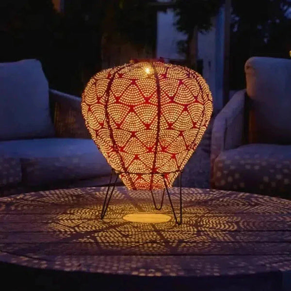 Solar Lantern Hot Air Balloon Design – Decorative Solar Outdoor Lantern | Ambient Garden Lighting