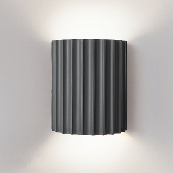 WaveForm Resin Wall Light – Modern Up & Down Lighting | Contemporary Designer Sconce