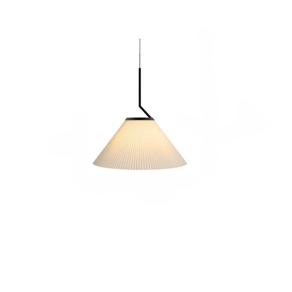 Nordic Plissé Cream Pendant Light – Scandinavian Pleated Hanging Lamp | Elegant Minimalist Ceiling Lighting