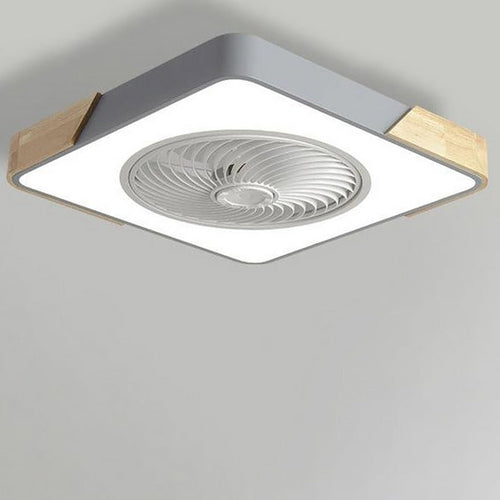 AeroLume Bladeless Ceiling Fan Light – Modern Integrated LED Ceiling Fan | Minimalist Remote-Control Smart Cooling Lamp