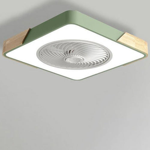 AeroLume Bladeless Ceiling Fan Light – Modern Integrated LED Ceiling Fan | Minimalist Remote-Control Smart Cooling Lamp