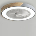 AeroLume Bladeless Ceiling Fan Light – Modern Integrated LED Ceiling Fan | Minimalist Remote-Control Smart Cooling Lamp