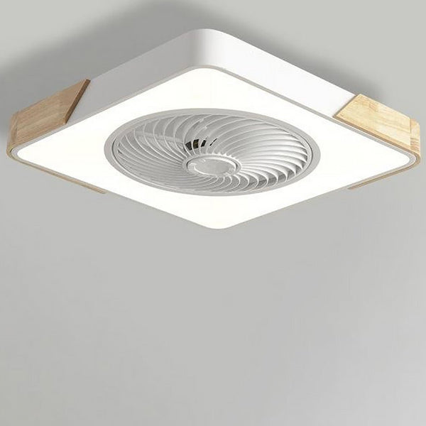 AeroLume Bladeless Ceiling Fan Light – Modern Integrated LED Ceiling Fan | Minimalist Remote-Control Smart Cooling Lamp