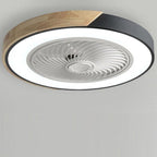 AeroLume Bladeless Ceiling Fan Light – Modern Integrated LED Ceiling Fan | Minimalist Remote-Control Smart Cooling Lamp