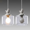 Bird Pendant Light – Artistic Glass Hanging Lamp | Elegant Nature-Inspired Ceiling Lighting