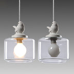 Bird Pendant Light – Artistic Glass Hanging Lamp | Elegant Nature-Inspired Ceiling Lighting