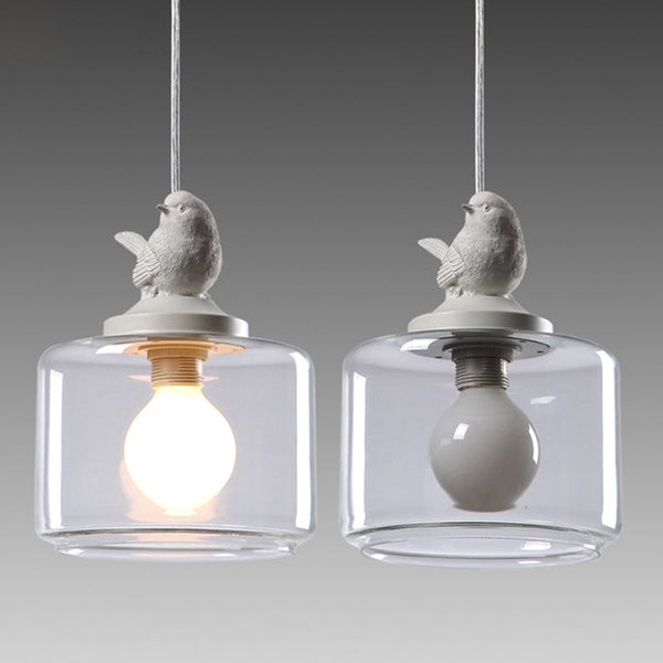 Bird Pendant Light – Artistic Glass Hanging Lamp | Elegant Nature-Inspired Ceiling Lighting