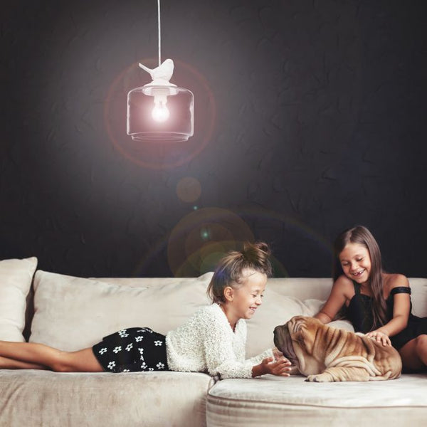 Bird Pendant Light – Artistic Glass Hanging Lamp | Elegant Nature-Inspired Ceiling Lighting