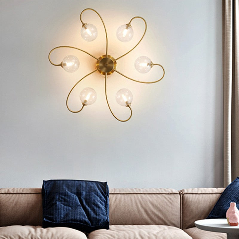 BLOOM Ceiling Light – Sculptural Glass Chandelier | Modern Geometric Statement Lighting