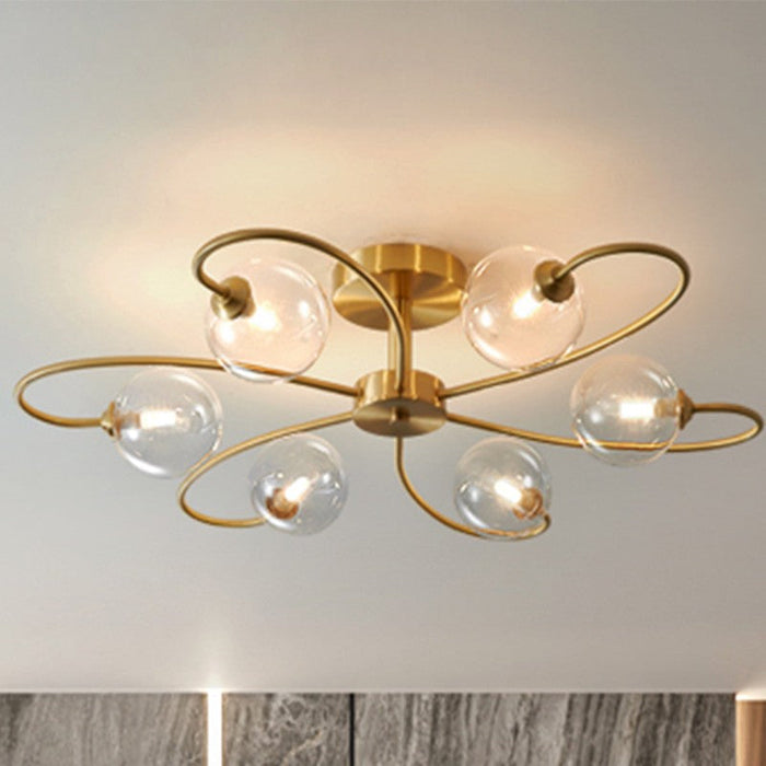 BLOOM Ceiling Light – Sculptural Glass Chandelier | Modern Geometric Statement Lighting