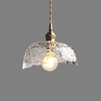 Brass Glass Pendant Light – Modern Elegant Hanging Lamp | Contemporary Ambient Interior Lighting