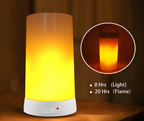 EmberAura Rechargeable Flame Lamp – USB LED Ambient Light with 4 Lighting Modes | Realistic Flame Effect Lamp