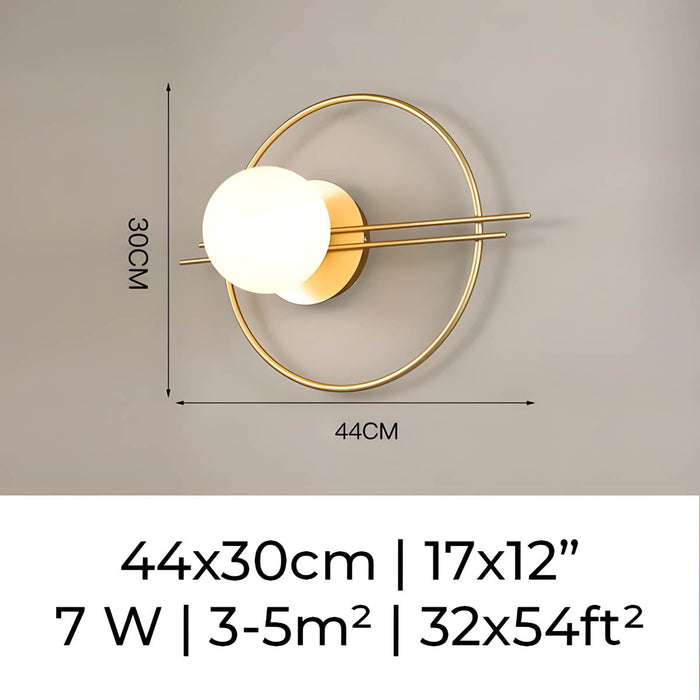 Eclipse Modern LED Wall Light – Contemporary Elegance with Soft Ambient Lighting
