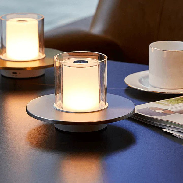 AuraFlame LED Mood Light – Induction Candle Lamp | Modern Ambient Lighting