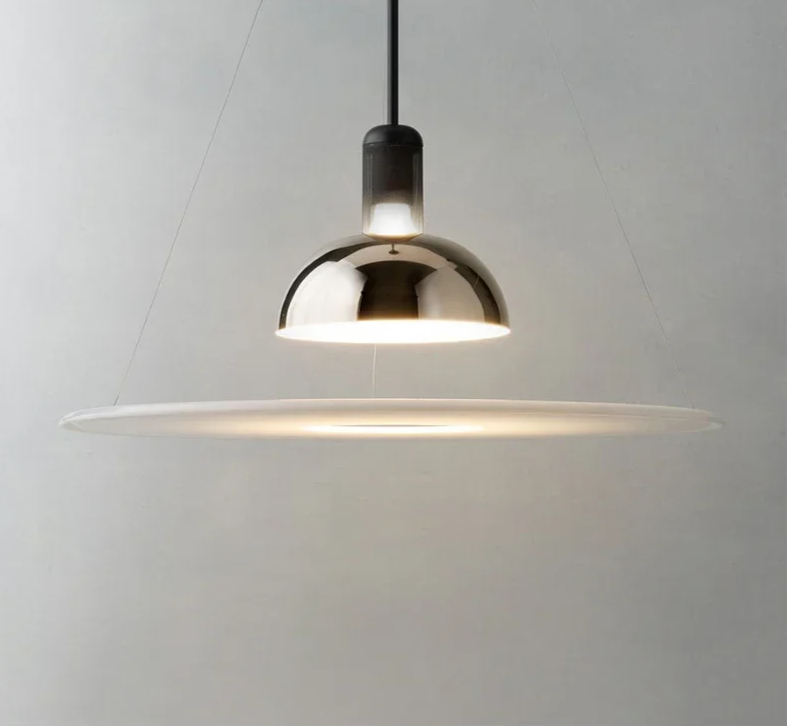 Modern Designer Pendant Light – Minimalist E26 Ceiling Lamp | Contemporary Dining & Bar Lighting | Luxury Interior Statement
