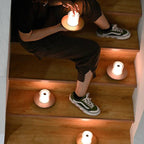 AuraFlame LED Mood Light – Induction Candle Lamp | Modern Ambient Lighting