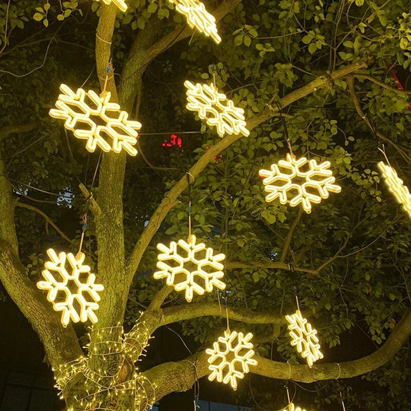 Waterproof Christmas LED Snowflake Light – Outdoor Festive Decoration | IP65 LED Snowflake Lighting