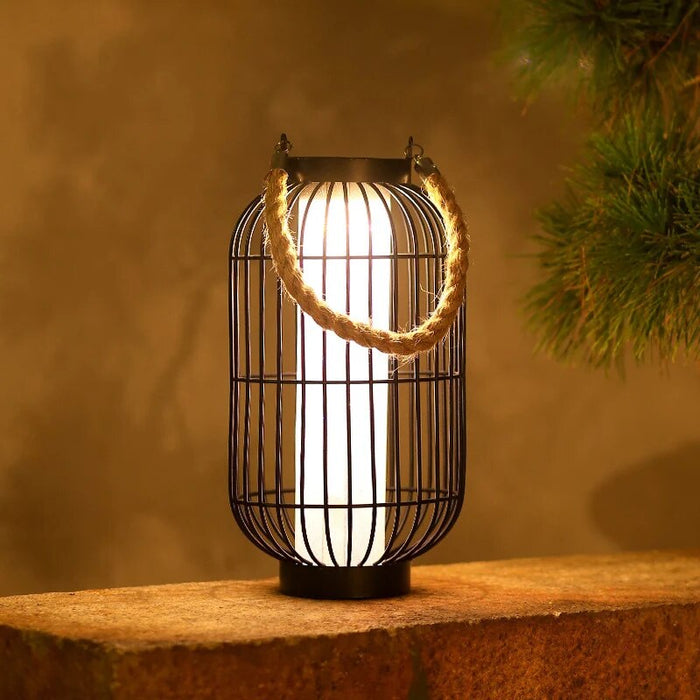 EmulanceGlo LED Solar Lamp – Decorative Solar Outdoor Light | IP55 Weather-Resistant Garden Lighting