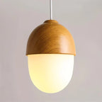 Castanea Pendant Light – Natural Wood-Inspired Hanging Lamp | Elegant Modern Interior Lighting