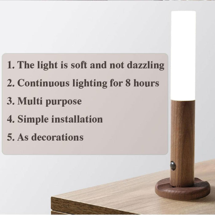 LumiSense Motion Sensor Night Light – Rechargeable LED Wall Light | Magnetic Wireless Lighting | Smart Home Illumination