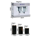 MarbleGlow LED Candle Set – 3 Piece Flameless Marble Effect Candles | Warm White Decorative Lighting