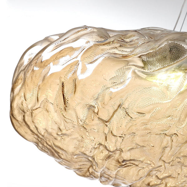 Bubble Glass Pendant Light – Minimalist Sculptural Hanging Lamp | Modern Statement Interior Lighting