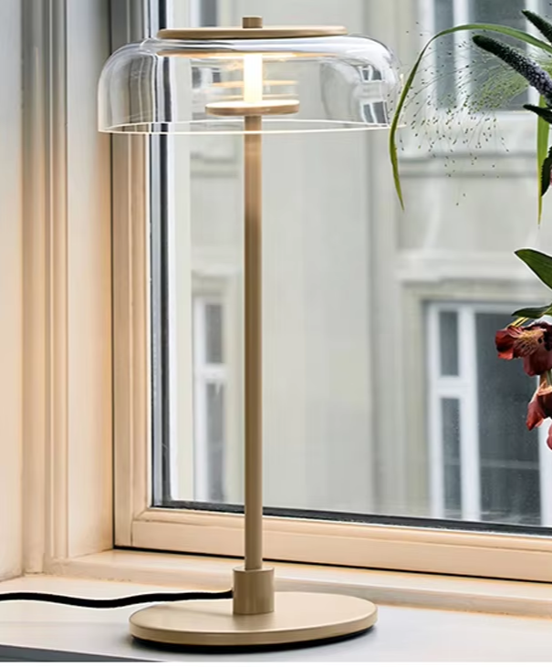 Aurélo – Designer Glass Table Lamp with LED & Postmodern Style