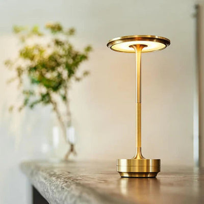 LuxeAura Rechargeable Table Lamp – Cordless Dimmable LED Ambient Light | Premium Designer Lighting