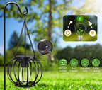 Solastra Lantern Light – Solar LED Garden Lantern | Decorative Outdoor Hanging Light with Warm Ambient Glow