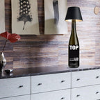 Wine Bottle Table Lamp – Compact, Modern & Portable Lighting