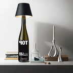Wine Bottle Table Lamp – Compact, Modern & Portable Lighting