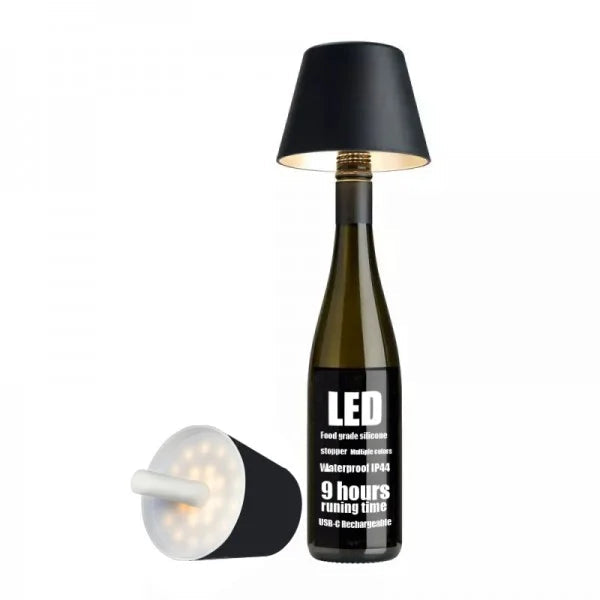 Wine Bottle Table Lamp – Compact, Modern & Portable Lighting