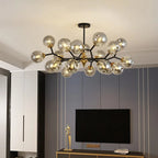 Aurelia Glass Chandelier – Modern Blown Glass Ceiling Light | Scandinavian Luxury Interior Lighting