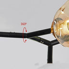 Aurelia Glass Chandelier – Modern Blown Glass Ceiling Light | Scandinavian Luxury Interior Lighting