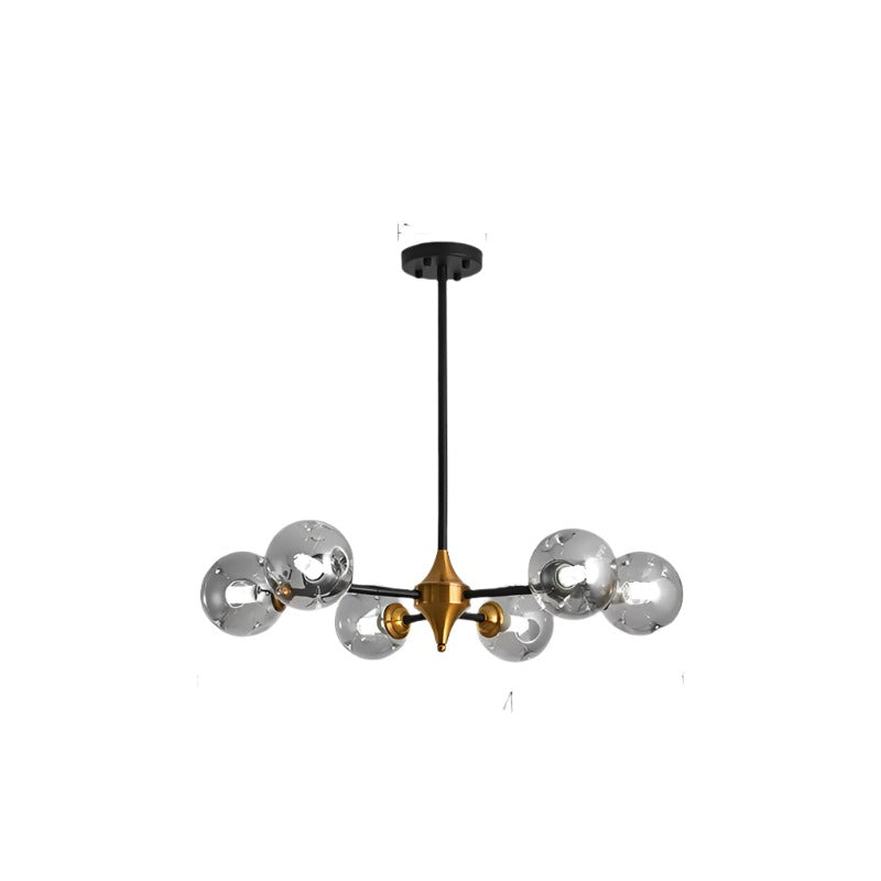 Aurelia Glass Chandelier – Modern Blown Glass Ceiling Light | Scandinavian Luxury Interior Lighting