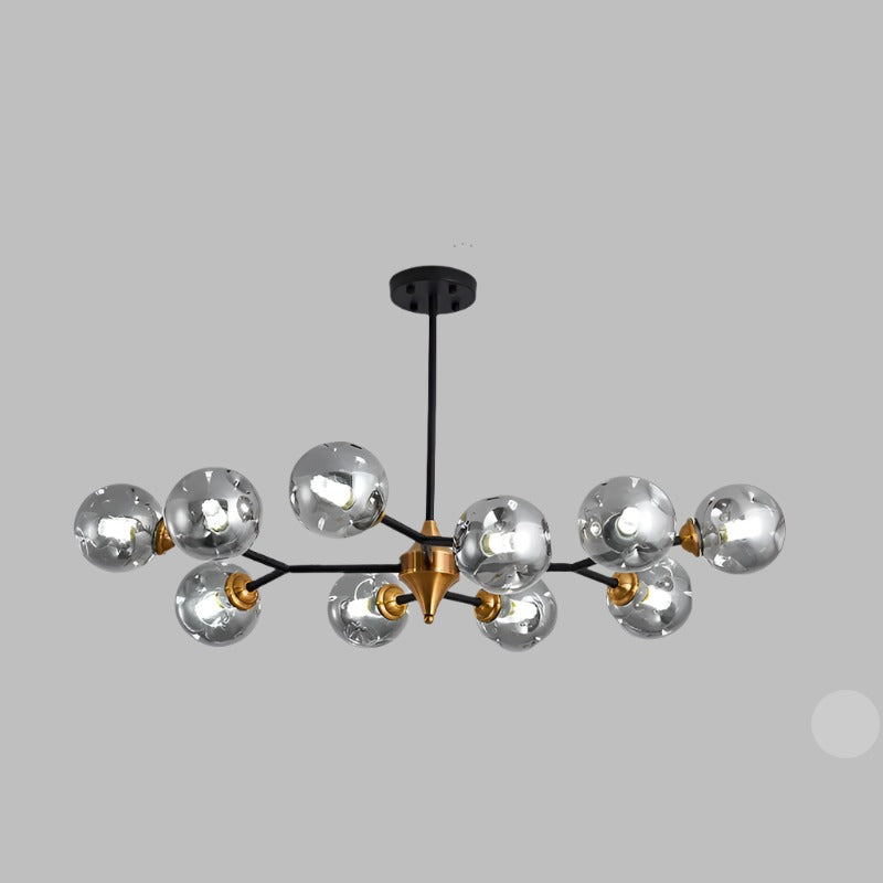 Aurelia Glass Chandelier – Modern Blown Glass Ceiling Light | Scandinavian Luxury Interior Lighting