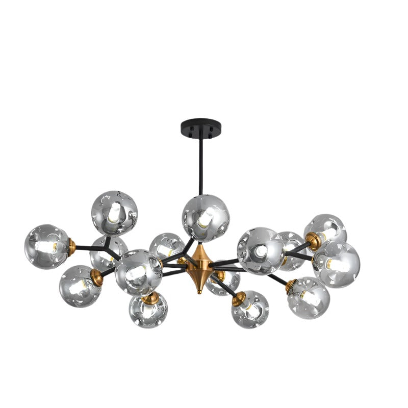 Aurelia Glass Chandelier – Modern Blown Glass Ceiling Light | Scandinavian Luxury Interior Lighting